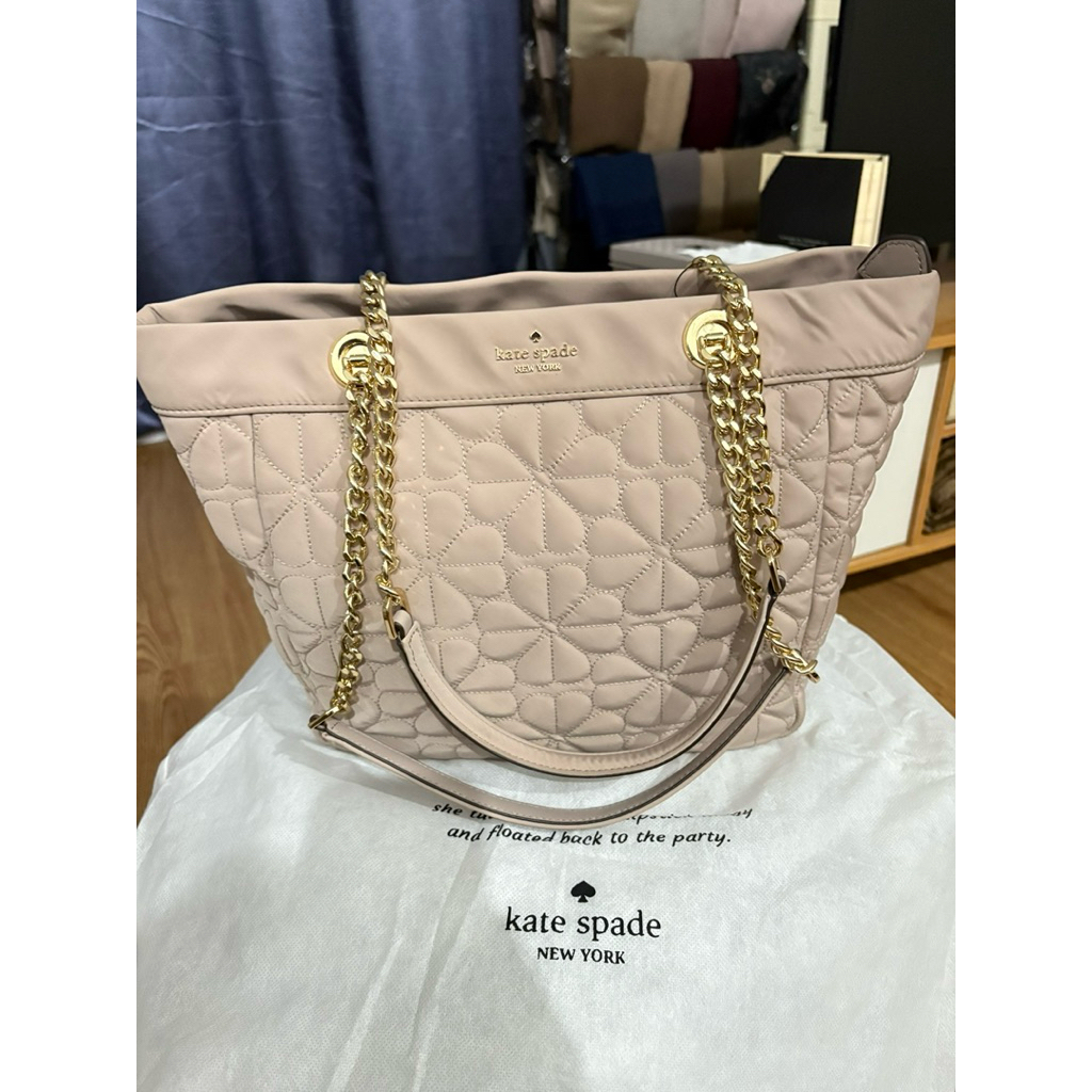 KS Tote Flower Quilted
