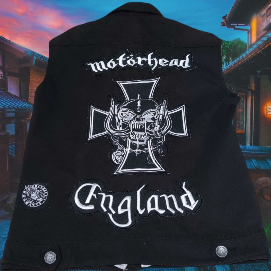 Motorhead Ranger Vest Hard Rock Band Black Men's Cotton Jacket Motörhead