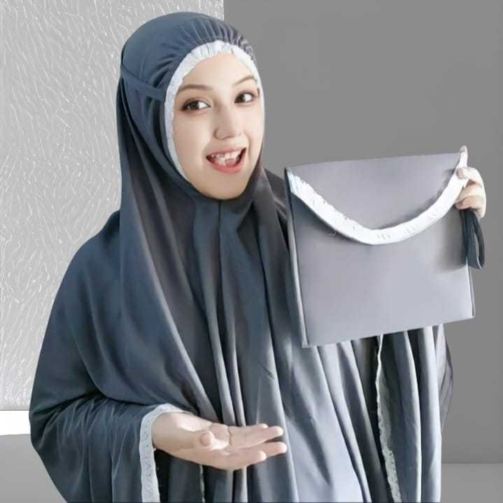 MUKENA AMPLOP Renda Premium Mukenah Dewasa JUMBO Hyget Polos