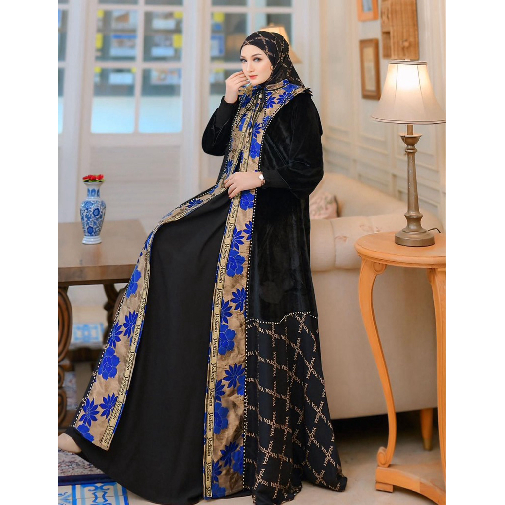 MURAH PETRA SERIES BY YODIZEIN SYARI ORIGINAL Gamis Mewah Set outer scraft voal premium KEKINIAN