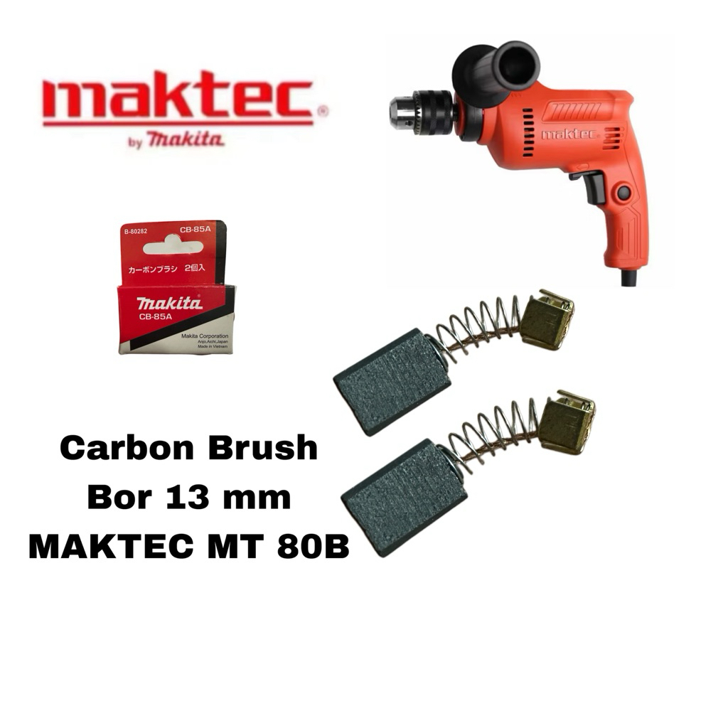 Carbon brush bor 13 mm MAKTEC MT 80B bostel kull areng cb bor impact beton maktec mt 80 cb mt80