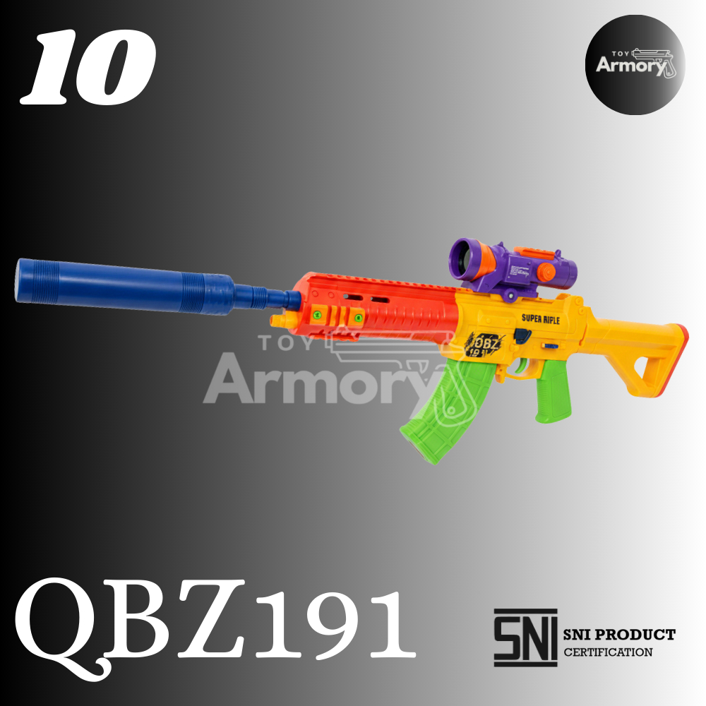 Toy Armory QBZ191 Mainan Balok Susun Bangunan Anak SNI