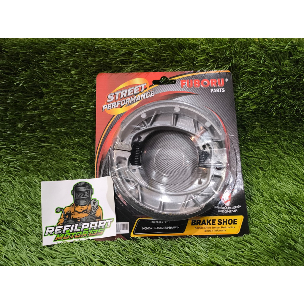 KAMPAS REM BELAKANG GRAND / SUPRA / BRAKE SHOE FUBORU