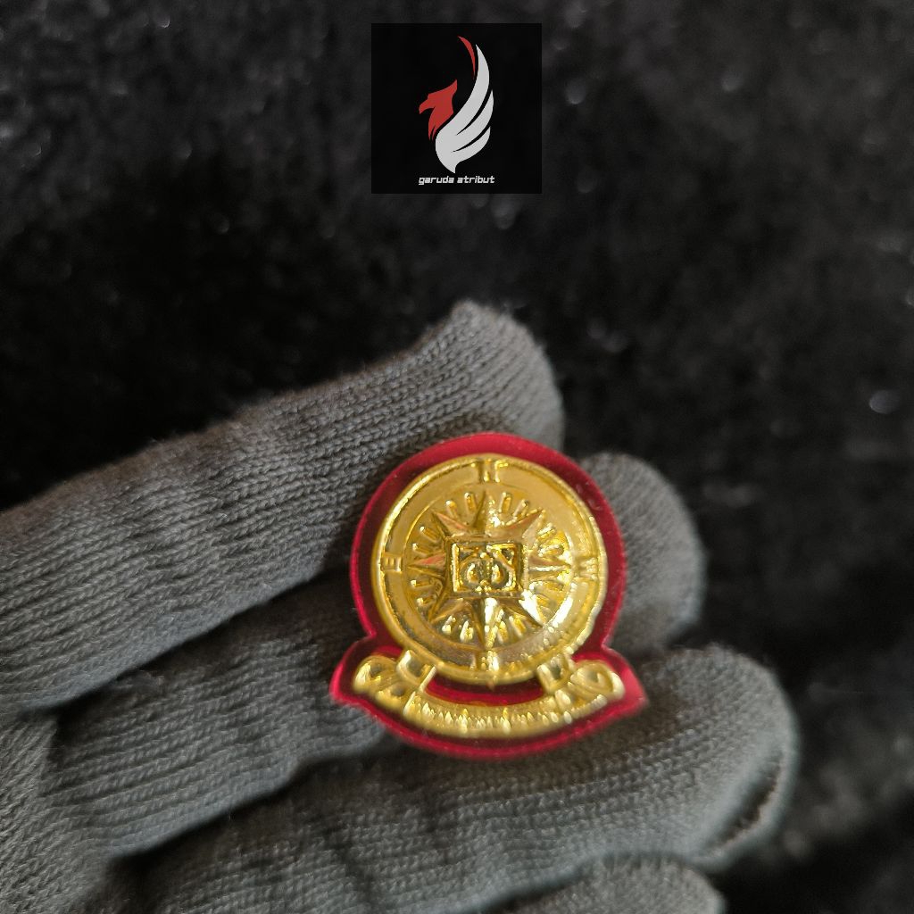 Pin Outbond Imipas/Kemenimipas Akrilik Merah/Hitam