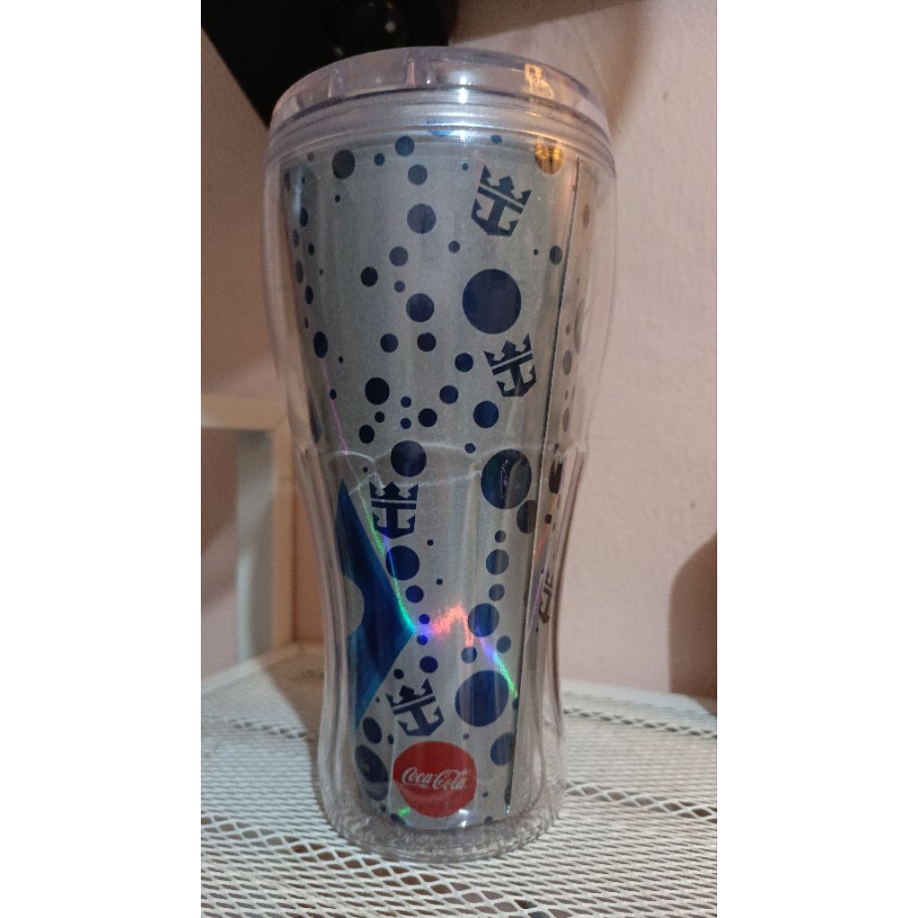 Preloved-Coca Cola Royal Caribbean travel Tumbler