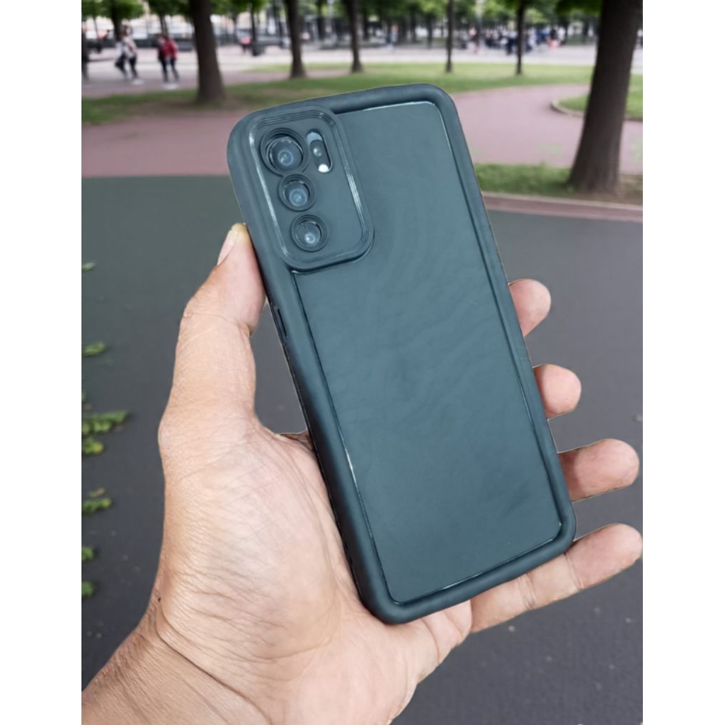CASE OPPO RENO 6 4G/5G softcase matte black procam mewah dan berkualitas