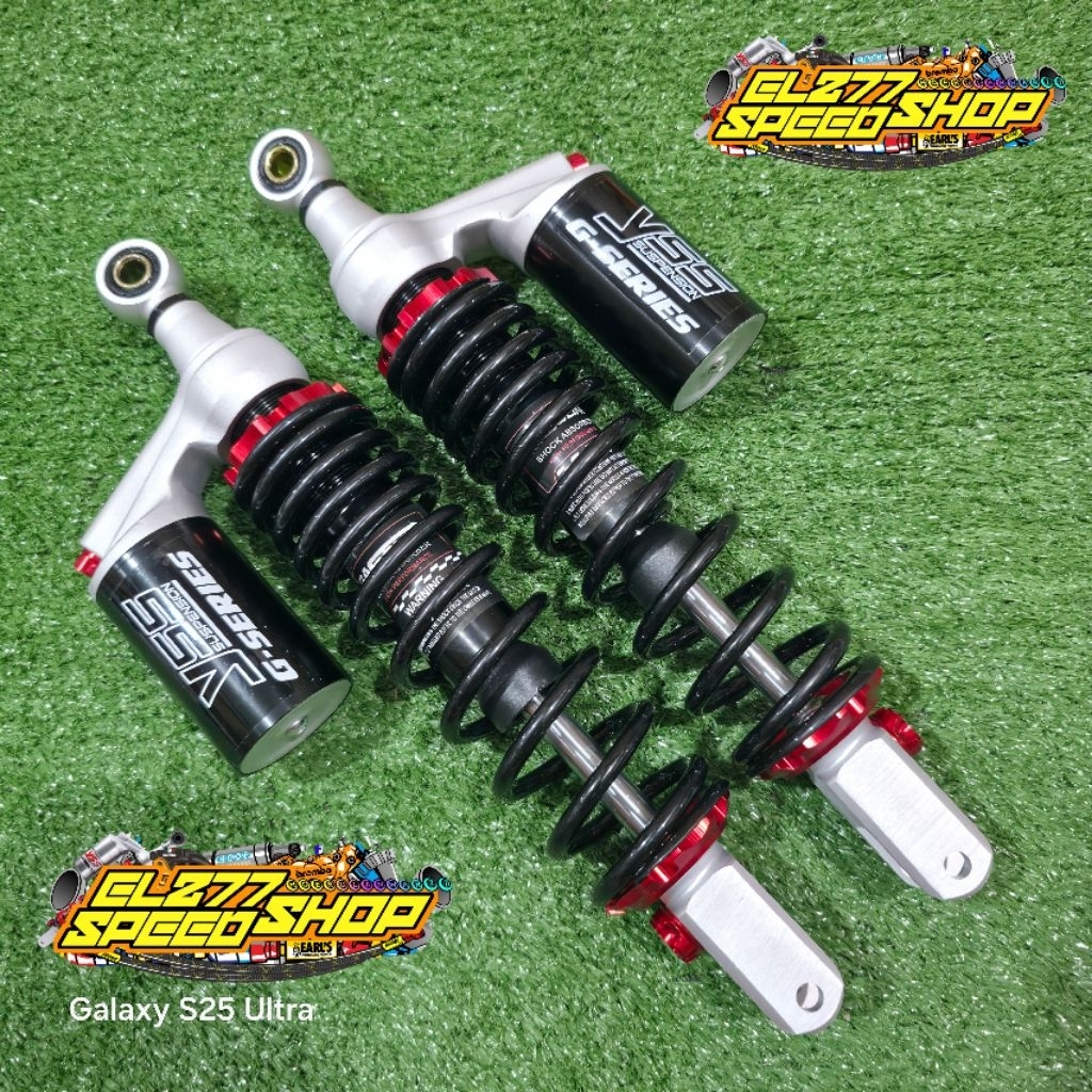 SHOCKBREAKER SEKOK SHOCK BELAKANG PCX N MAX 155 UKURAN 345MM TABUNG MDL COPY BLACK SERIES UKURAN 345