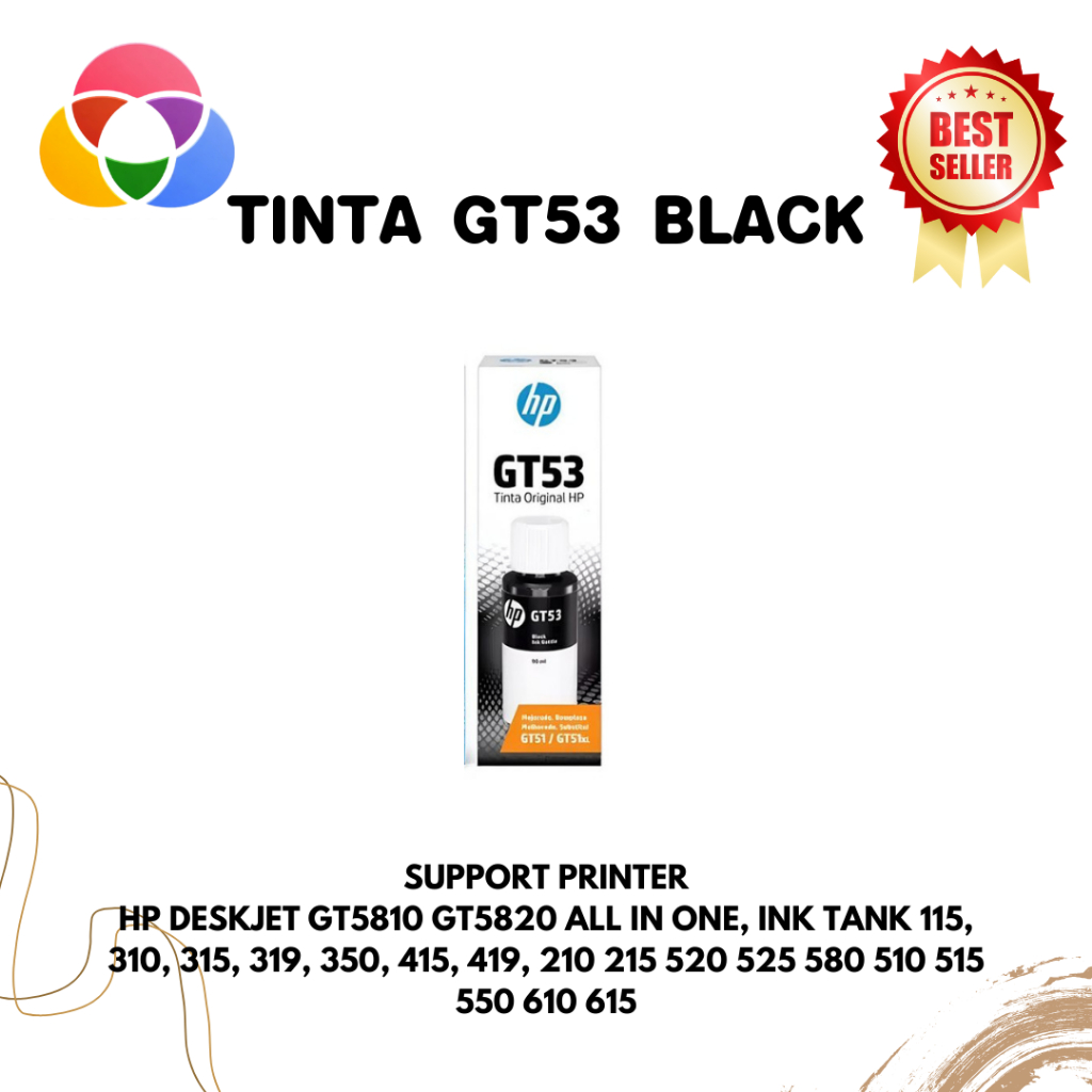 Tinta GT53 Black Tinta HP Ink Tank 115 315