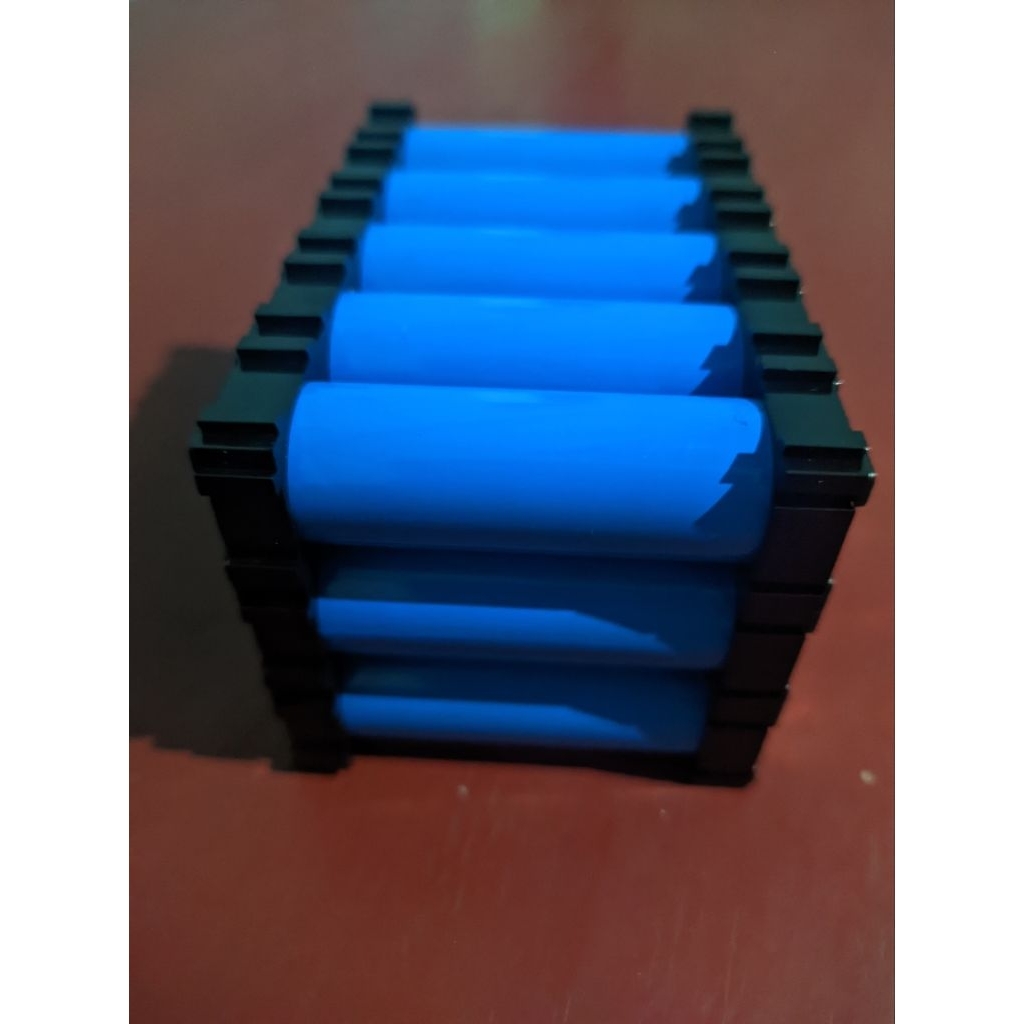 BATERAI PACK 12V 12AH + BMS baterai baru 18x18650