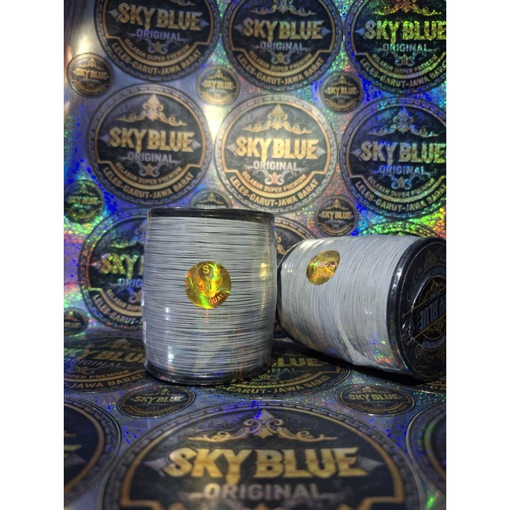 GELASAN SKYBLUE SENAR MATOT ABU SUGOI 0,19 2000 YARD HALUS BERASA ORIGINAL GELASAN LAYANGAN