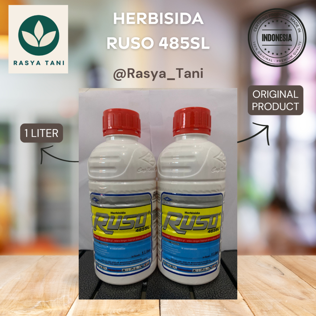 CAP KAPAL TERBANG RUSO 485 SL 1L Herbisida Racun Rumput Sistemik 1 Liter