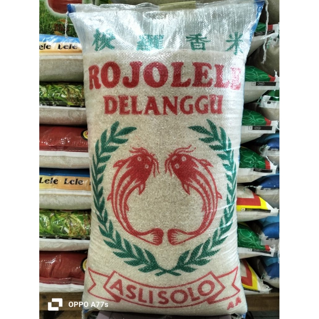 beras cap rojo lele delanggu