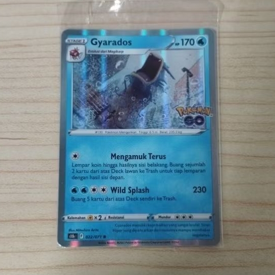 Gyarados s10b 022/071 R | Regulasi F | Seri Pokemon Go