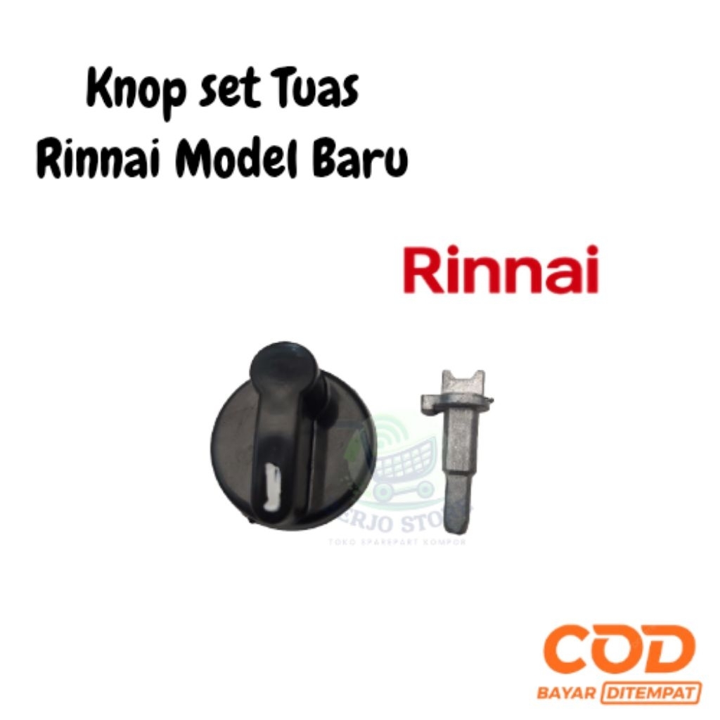 KNOP SET TUAS KOMPOR GAS RINNAI MODEL BARU | PUTARAN KOMPOR GAS RINNAI 1 TUNGKU 2 TUNGKU