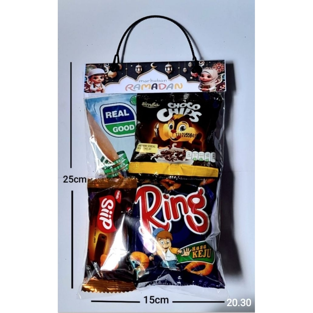 [ READY ] PLASTIK SNACK RAMADHAN uk.15/ Plastik snack label ramadhan // label snack takjil ramadhan 