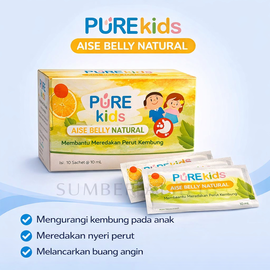 PURE KIDS SYRUP 10ML / OBAT PEREDA PERUT KEMBUNG ANAK