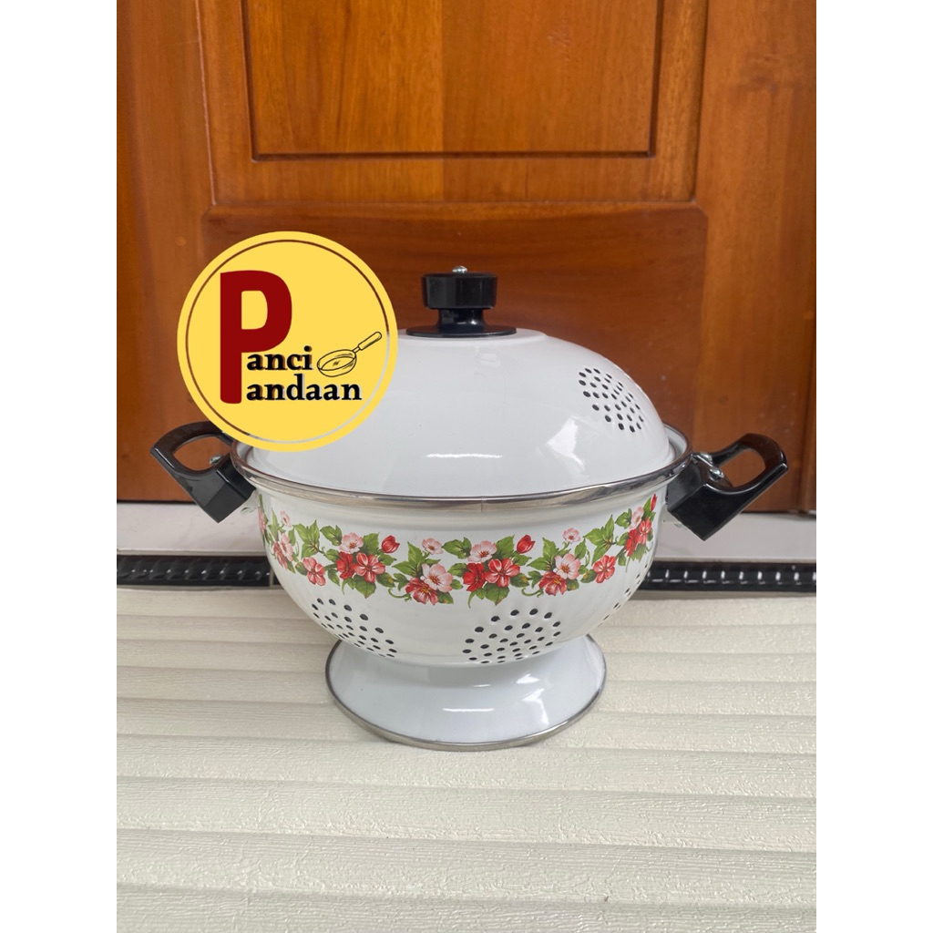 WAKUL NASI 22 SANGKU NASI ENAMEL UK 22 PANCI ENAMEL
