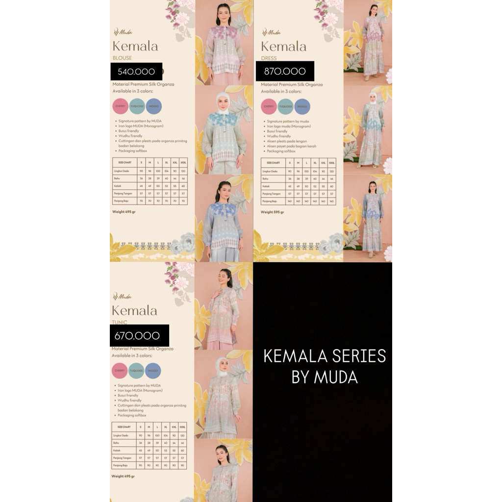 KEMALA MUA DIRAYA MUDA NISKALA MUDA OFFICIAL SEMASA SWEATER MUDA SEMASA CARDIGAN MUDA