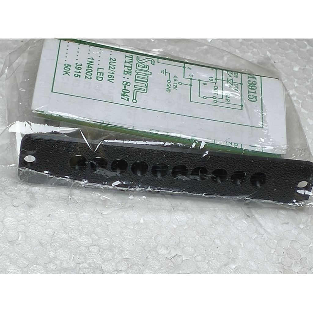 PCB+Komponen+panel Led vu display 10 led 5 mm