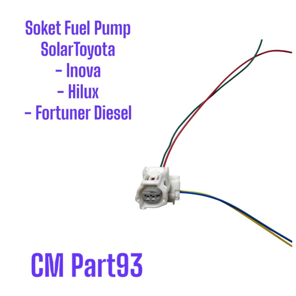 Soket Fuel Pump Pompa Solar Innova Hilux Fortuner Diesel
