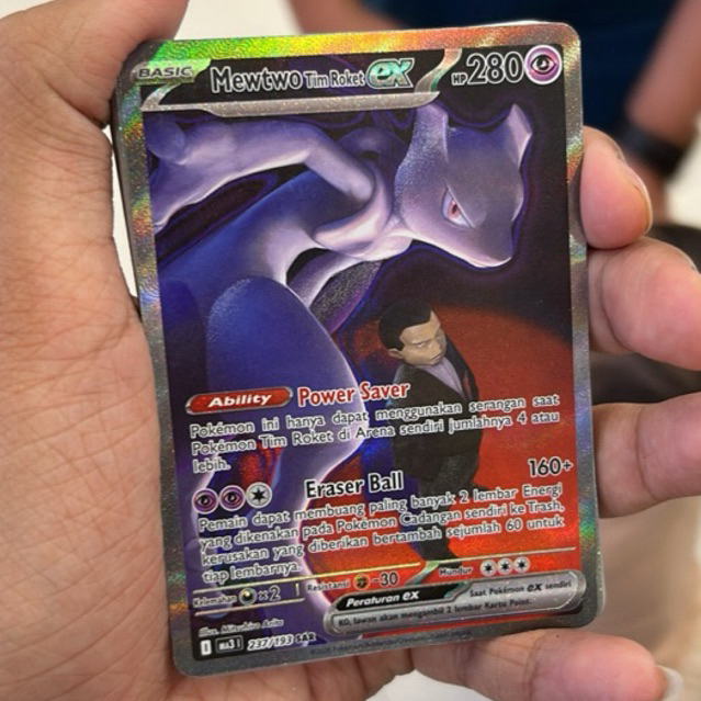 MewTwo Team roket ind pokemon mega impian+rr+ar