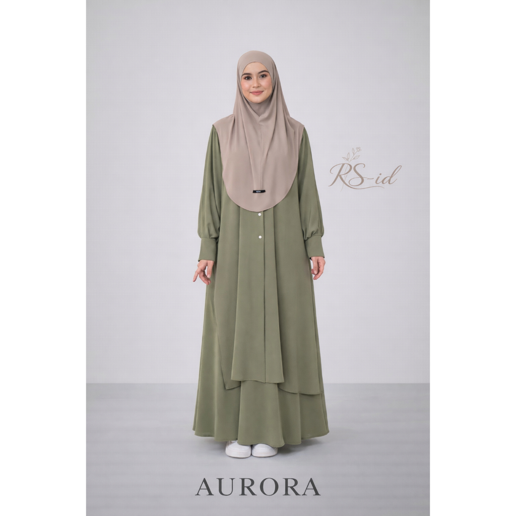Aurora Abaya Set Baju Gamis Wanita