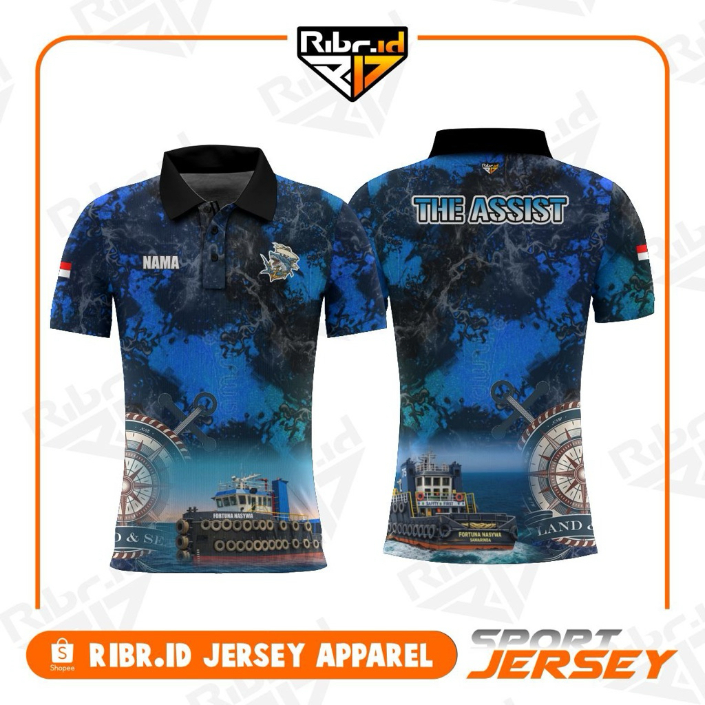 THE ASSIST / JERSEY PELAYARAN / JERSEY PRINTING / JERSEY TNI AL / JERSEY POLISI