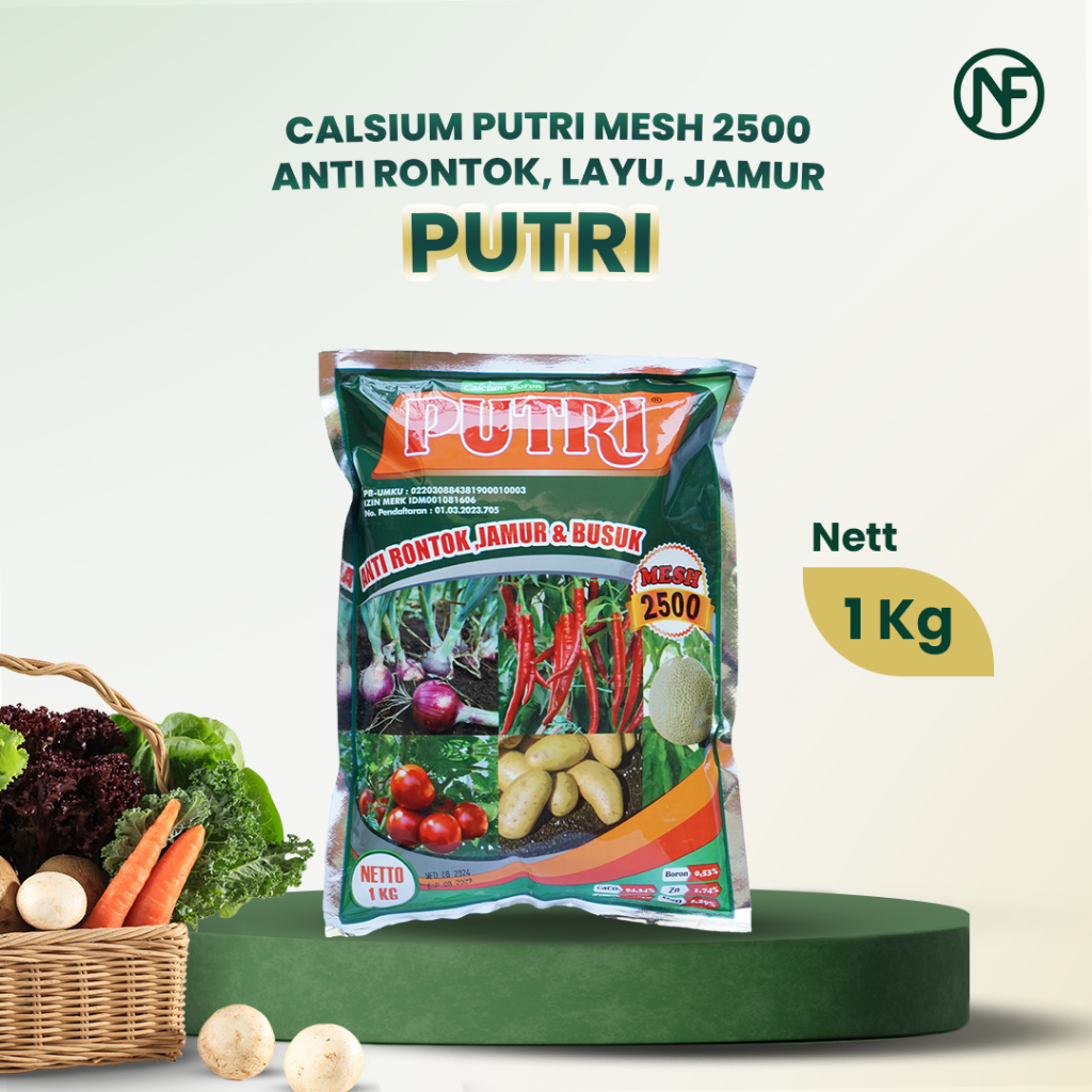 Kalsium PUTRI Pupuk Anti Rontok Buah Sayur Bunga Tanaman Anti Jamur Tanaman