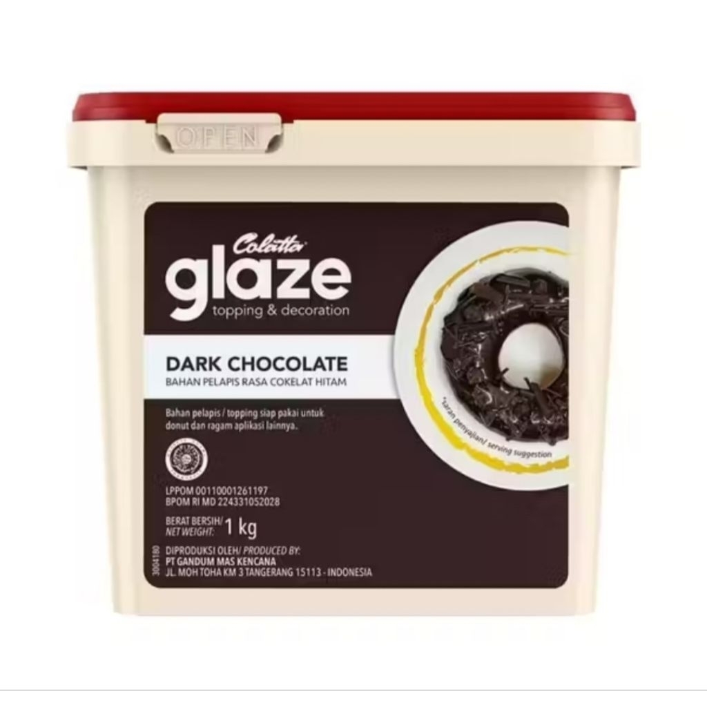 Colatta glaze dark coklat 1kg