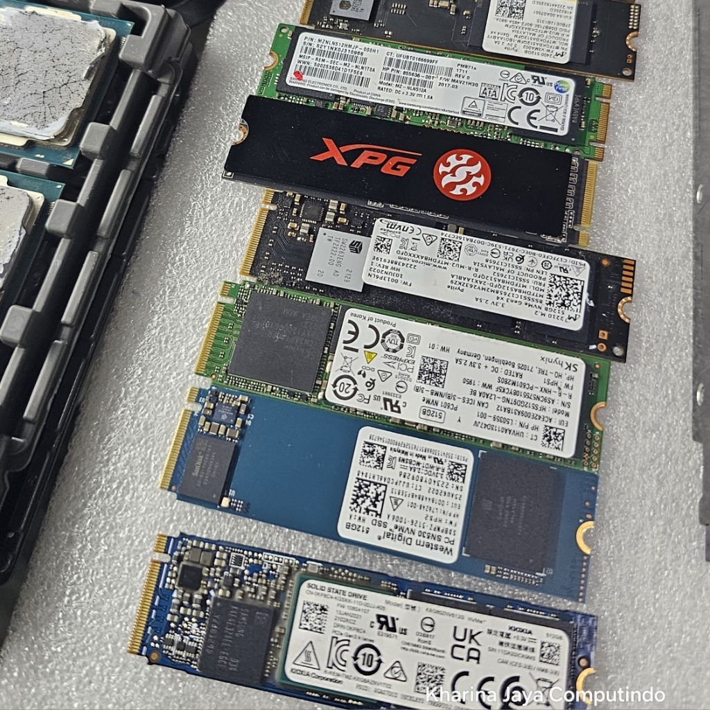 Ssd Nvme dan M.2 512Gb Original Copotan