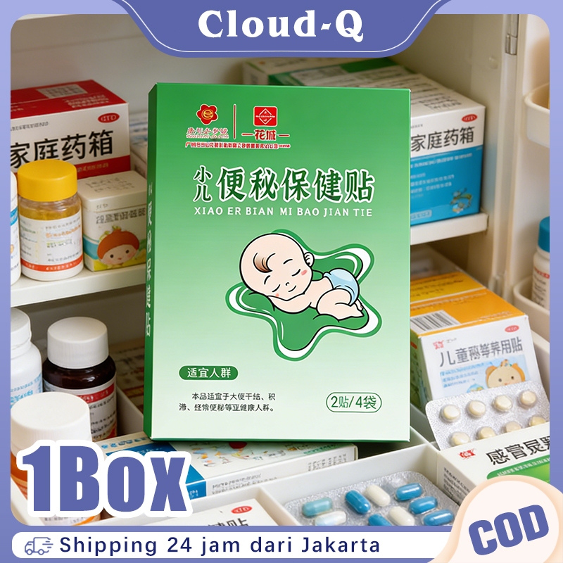 8 Tambalan Koyo Sembelit / Koyo Kembung / Koyo Herbal Bayi