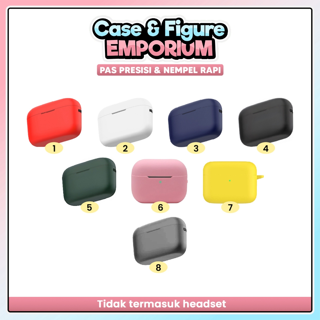 [AD] Case Soundcore Anker A20i Cover Silicone Protective Premium Quality Warna Polos A20i Anker