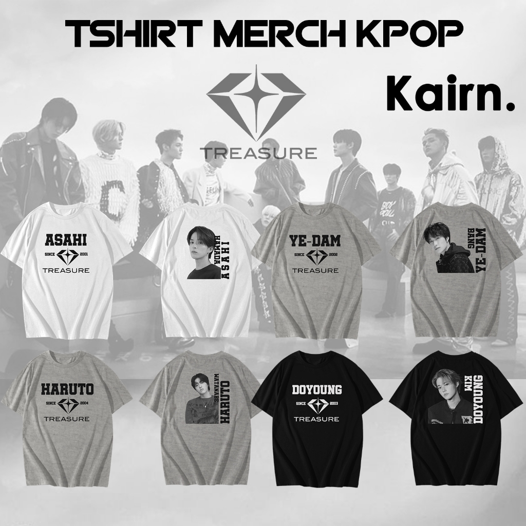 KAIRN - KAOS MEMBER TREASURE / TSHIRT TREASURE / KAOS KPOP / FANSMERCH