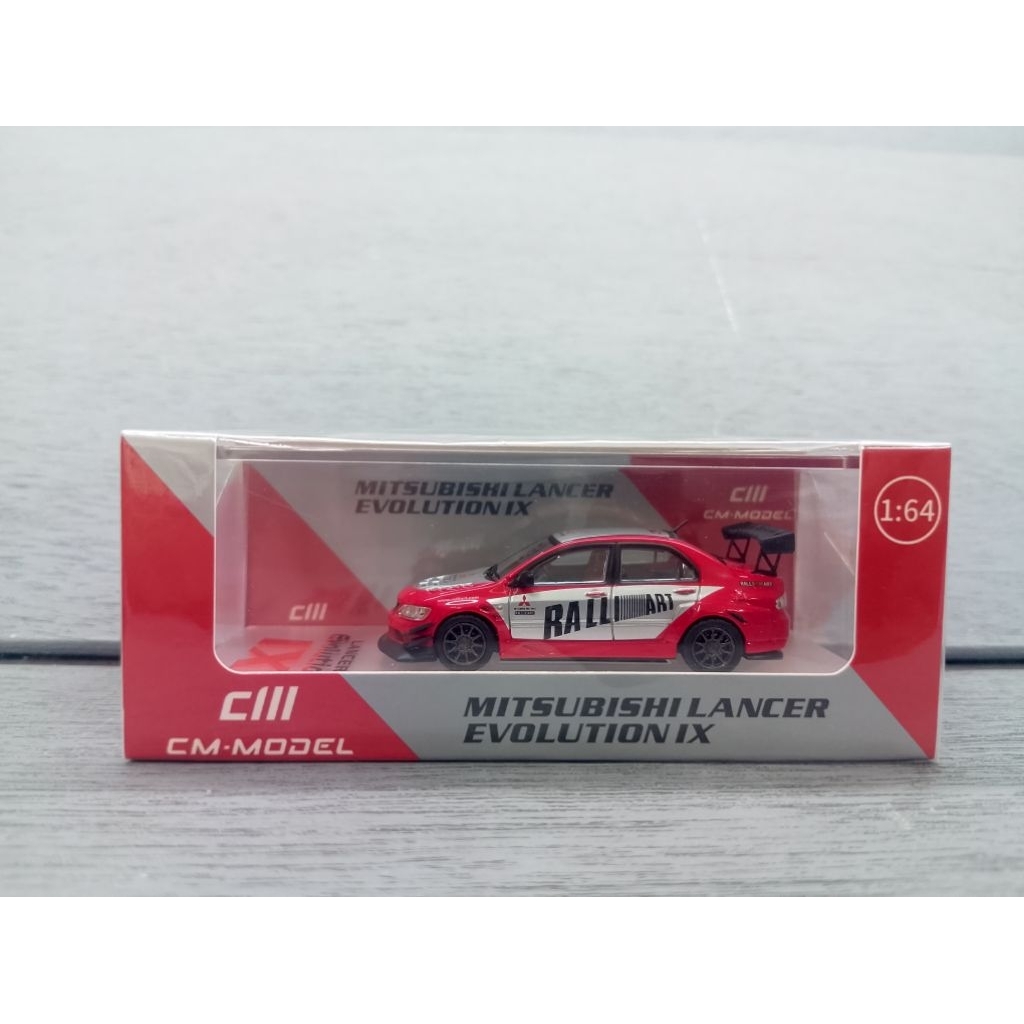 CM Model Mitsubishi Lancer Evolution Rally Art Merah
