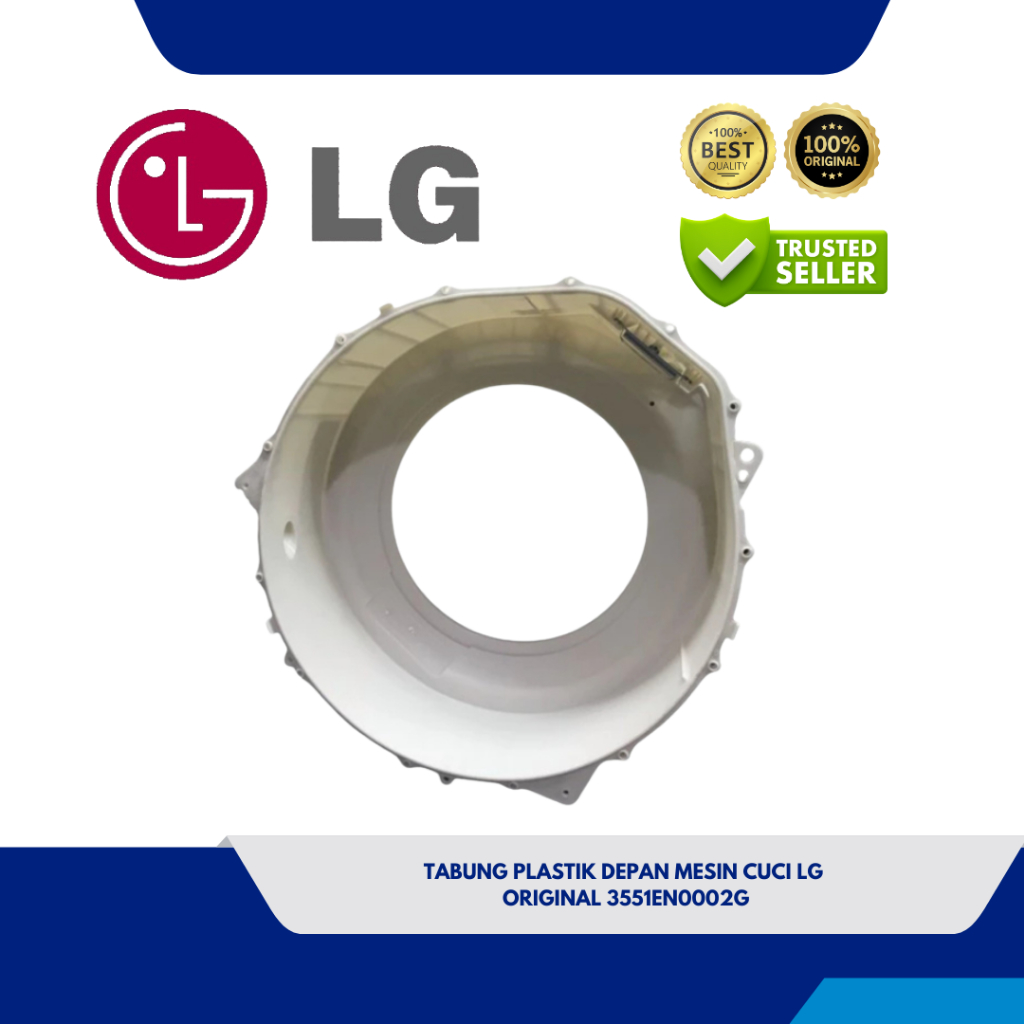 TABUNG PLASTIK DEPAN MESIN CUCI LG FRONT LOADING WD-M1070D6 / WD-P1480D6 ORIGINAL 3551EN0002G