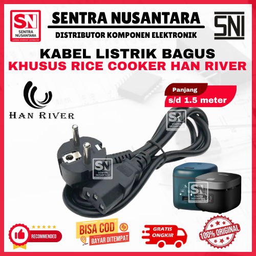 KABEL RICE COOKER MAGICCOM HAN RIVER | COK KABEL MAGICCOM HAN RIVER | Kabel Listrik Magic Com HAN RI