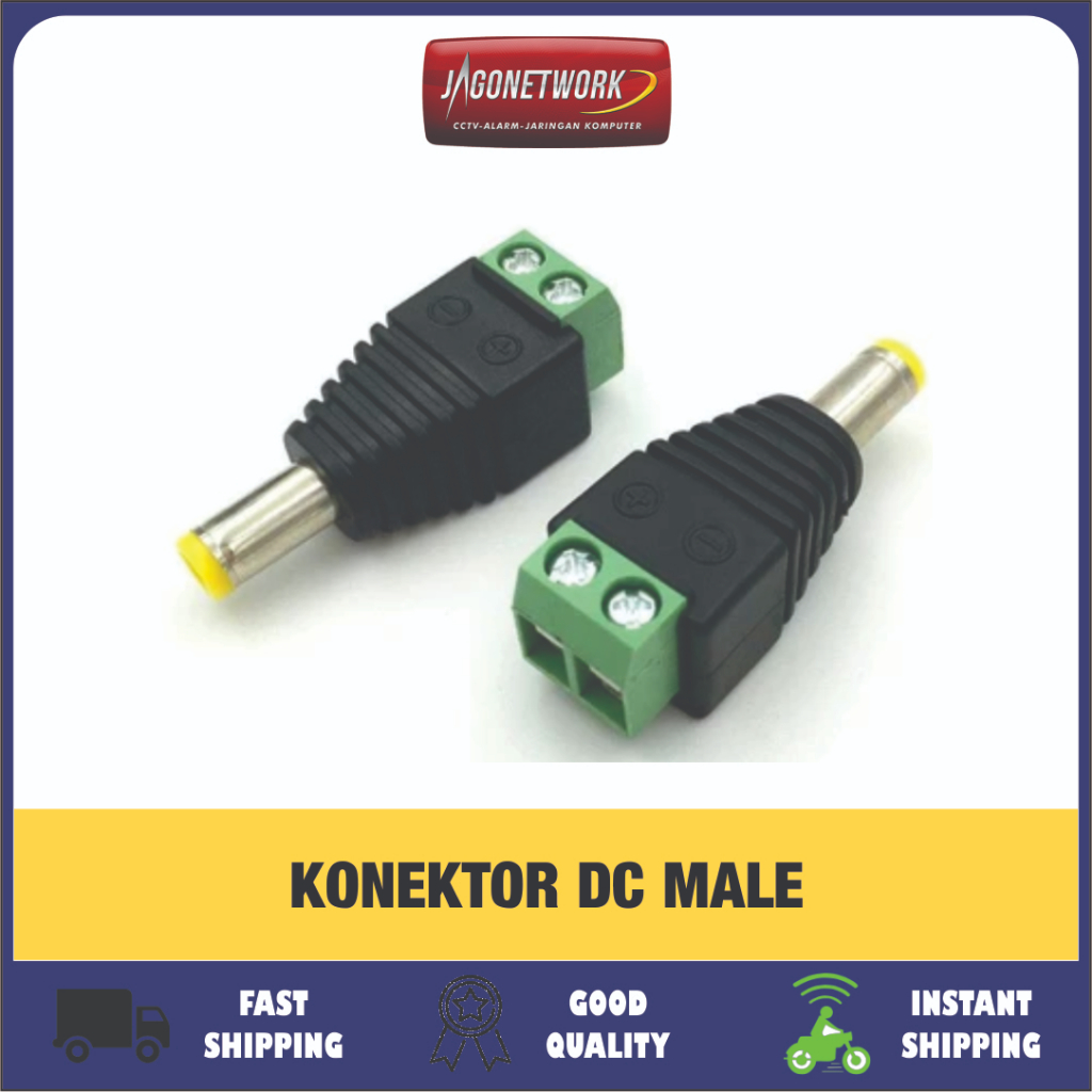 KONEKTOR DC MALE JACK KONEKTOR DC MALE POWER CCTV