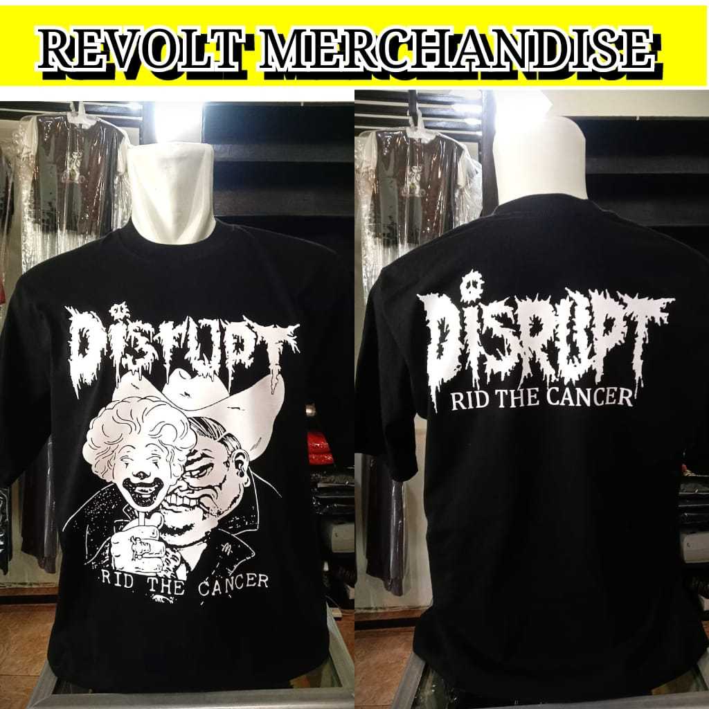 kaos band disrupt , t-shirt band disrupt, kaos band punk, kaos punk, kaos band luar