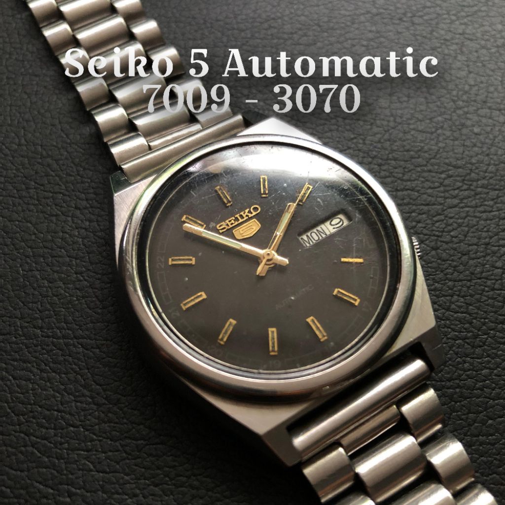 Jam Seiko 5 Automatic 7009 - 3070 Vintage Dial