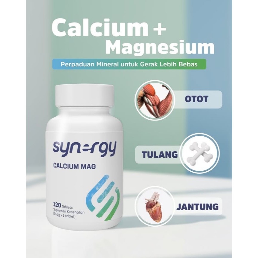 Synergy Calcium Mag Suplemen Tulang & Otot Berkualitas