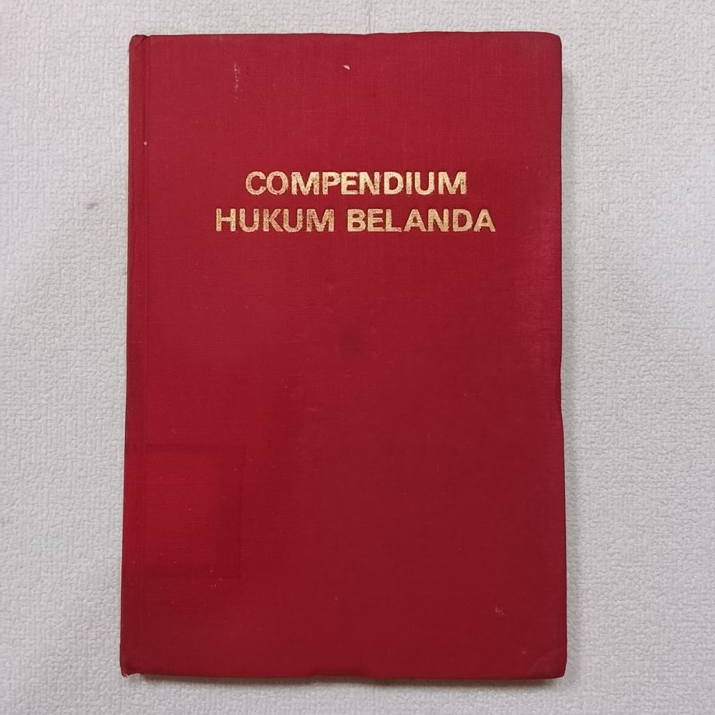 Buku Asli Compendium Hukum Belanda