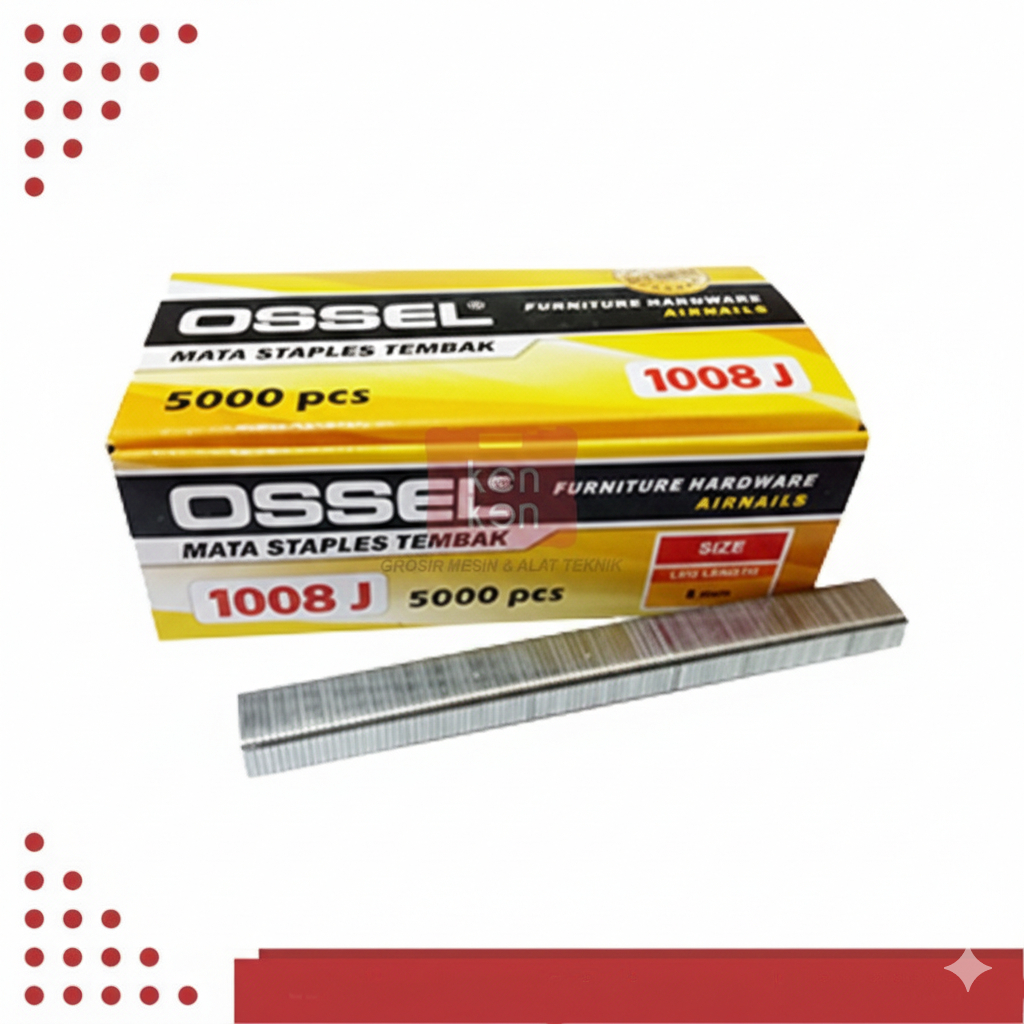 Isi Air Nailer Isi Staples Kayu Tembak 1008J