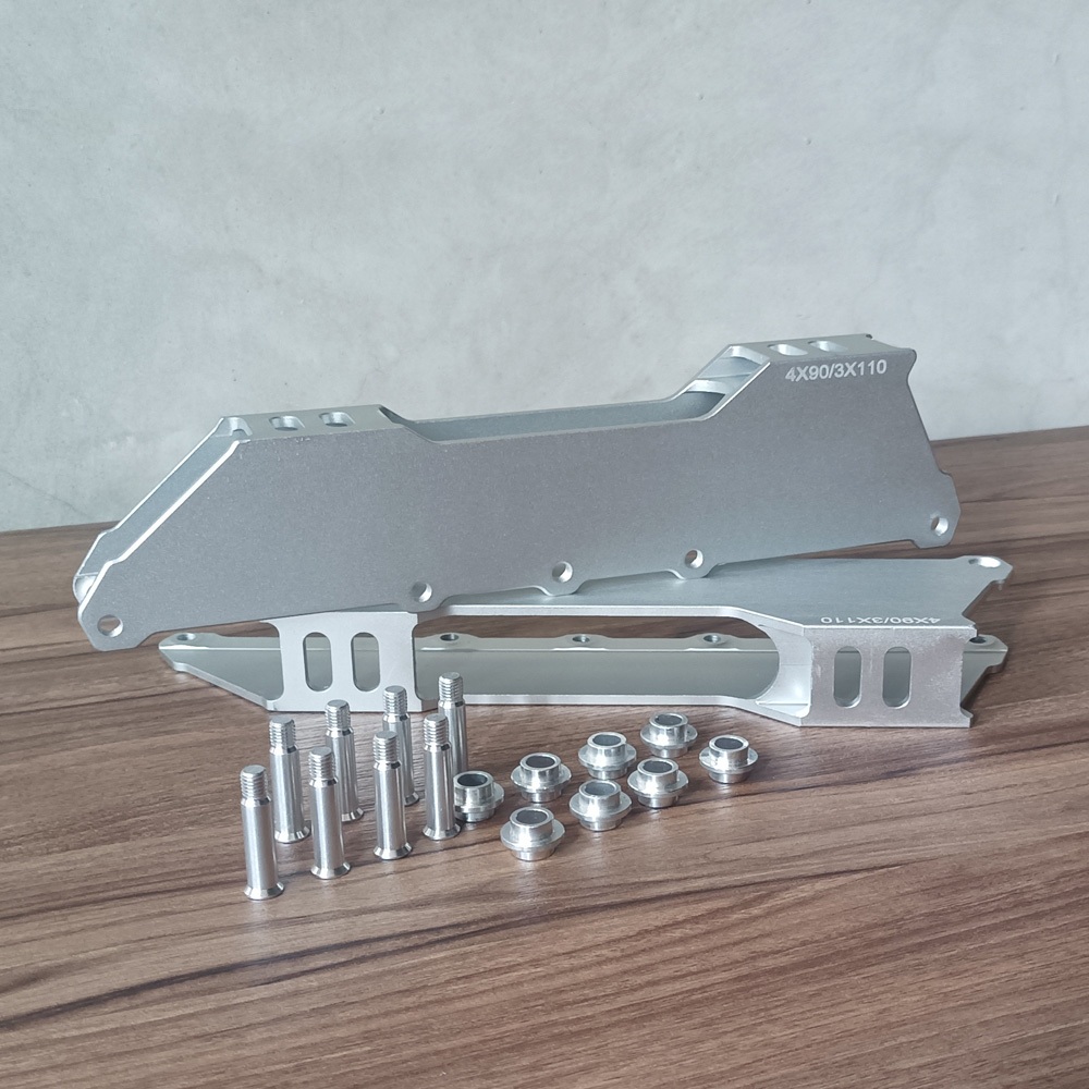 Frame Inline Skate Hybrid 4X90Mm & 3X110, Frame Urban & Speed Three Wheels Wizzard Model Co