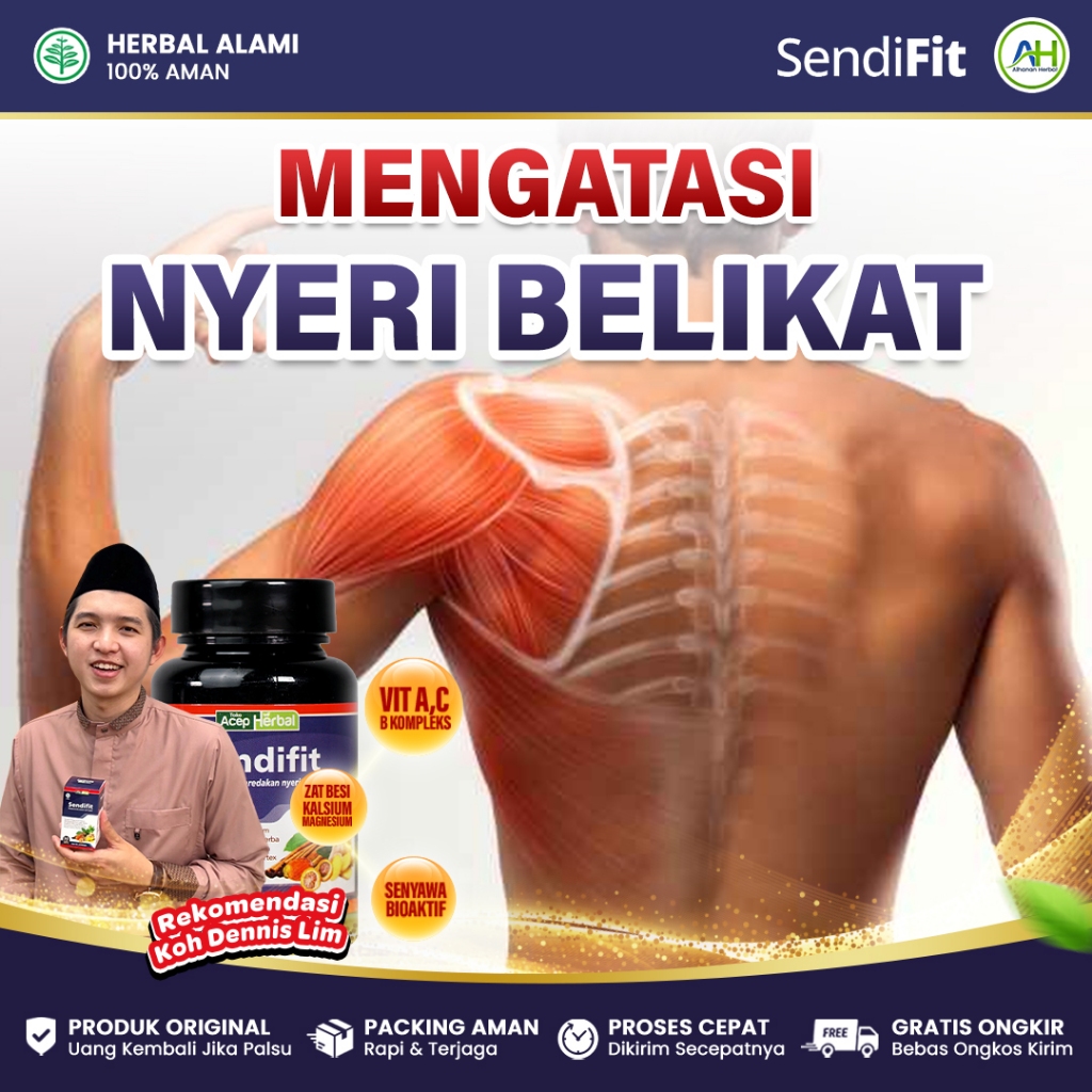 Sendifit Asli Obat Sakit Belikat Kiri, Obat Nyeri Belikat, Obat Saraf Kejepit Ditulang Belikat