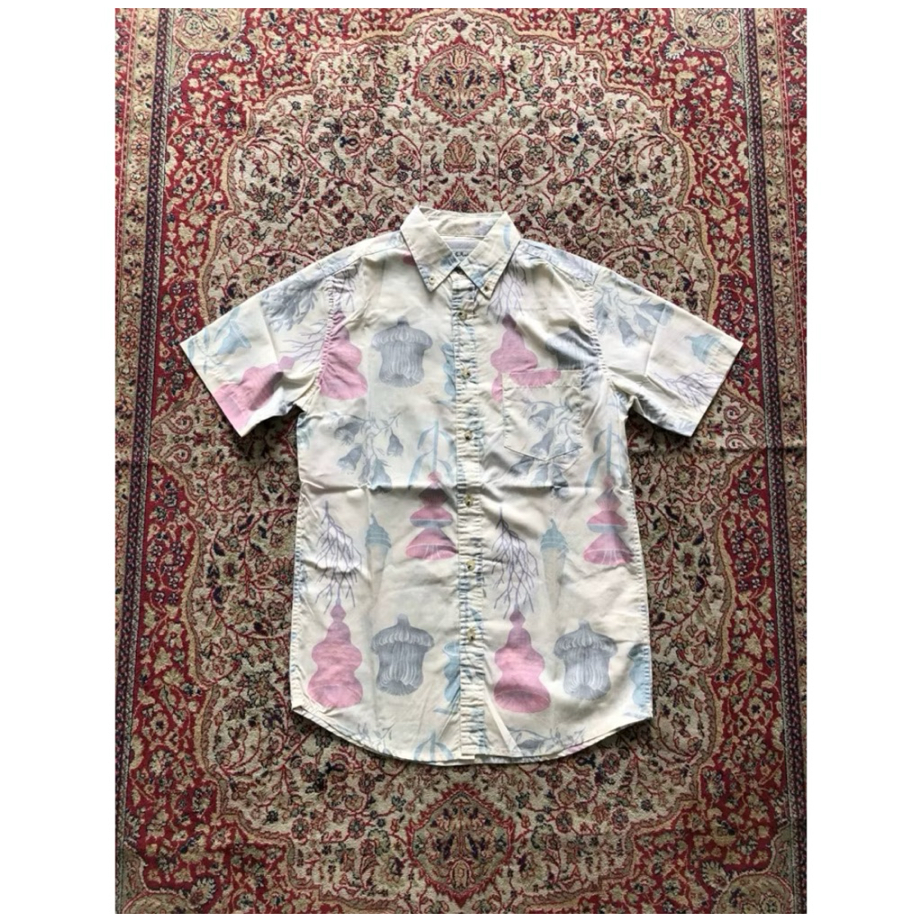 Kemeja Deus ex machina pattern shirt Vintage Deus ex Machina HH554