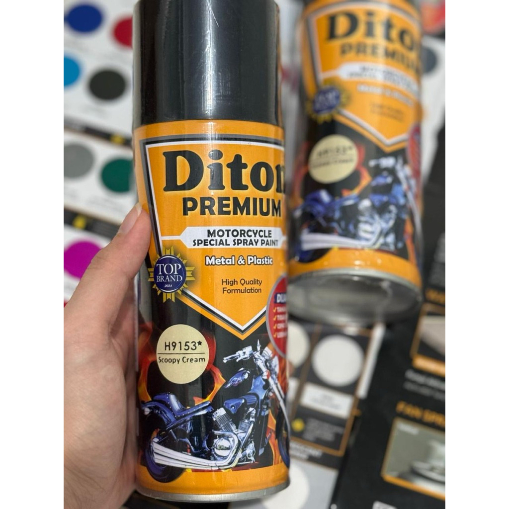 Pilox Diton Premium Paket Scoopy Cream* | Cat Semprot Body Motor&Velg Motor