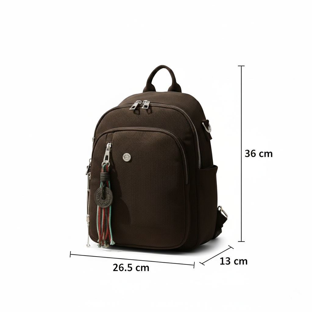 [POPPY] SIGHMON - Tas 3in1 Ransel, Selempang, Jinjing FREE GANTUNGAN
