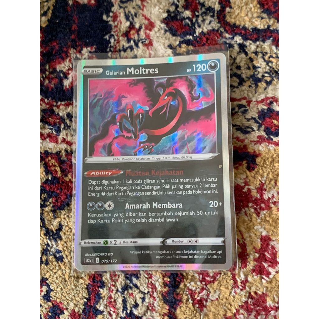 Galarian Moltres Pokemon Indonesia