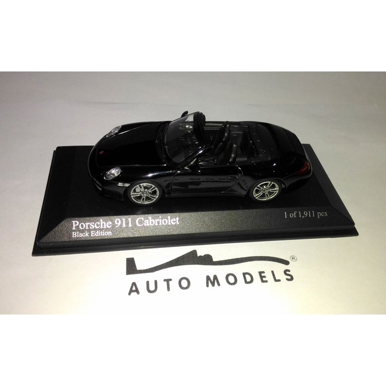 Minichamps Porsche 911 Carrera Cabriolet (997II) 2008 Black