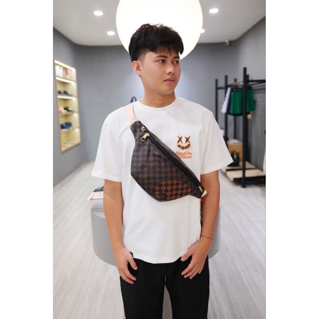 SPRAYGROUND BROWN WAISTBAG